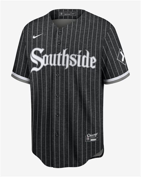 men's chicago white sox nike black city connect replica jersey|white sox city connect shirt.